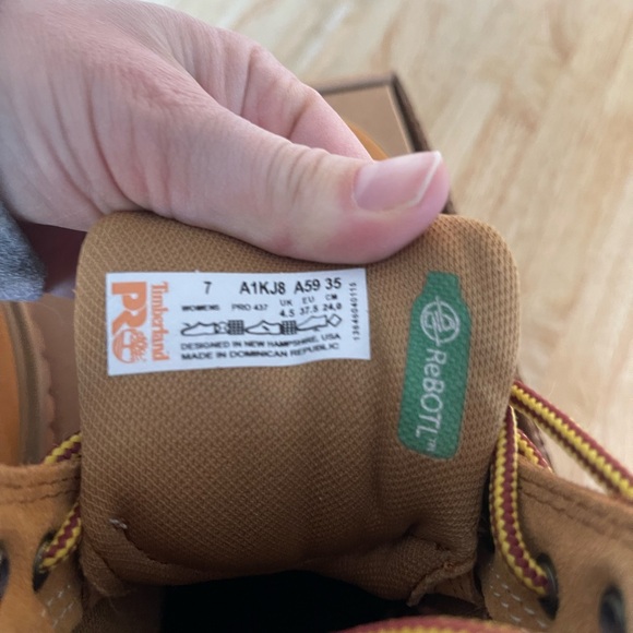 Timberland Pro - Women’s sz 7 - steel toe - tan. NWT, never worn. - Picture 2 of 7